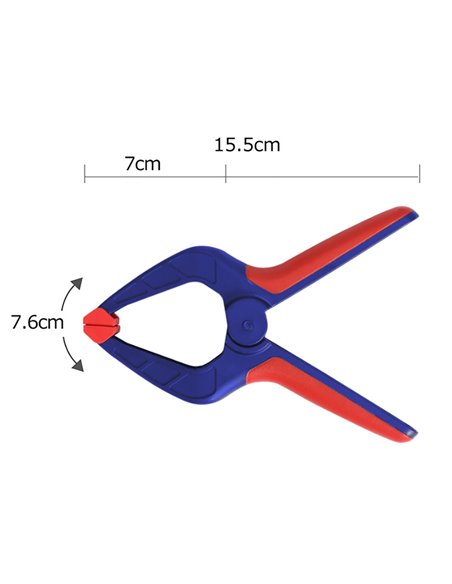 Pinza de resorte de 50mm workpro