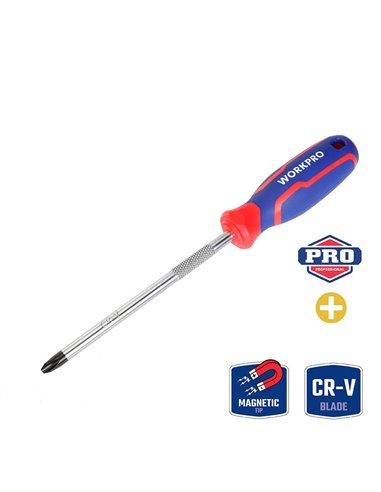 Destornillador phillips ph3 x 150mm workpro