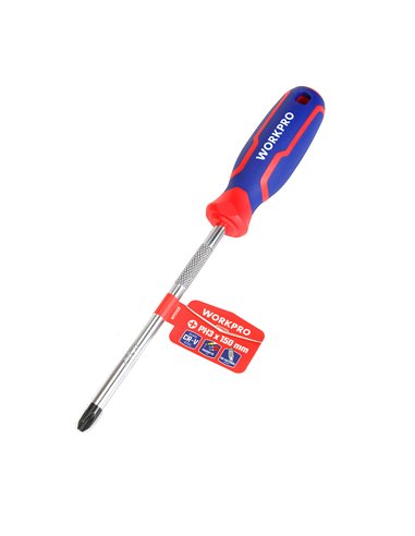 Destornillador phillips ph3 x 150mm workpro