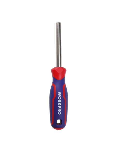Mango destornillador de punta magnética de 1/4" workpro