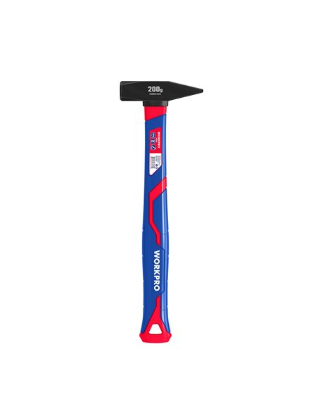 Martillo de maquinista de 200g con mango de fibra de vidrio workpro