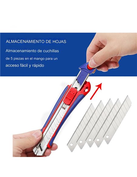 Cúter de carga automática de 18mm workpro