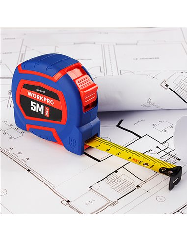 Flexómetro 5m x 19mm workpro