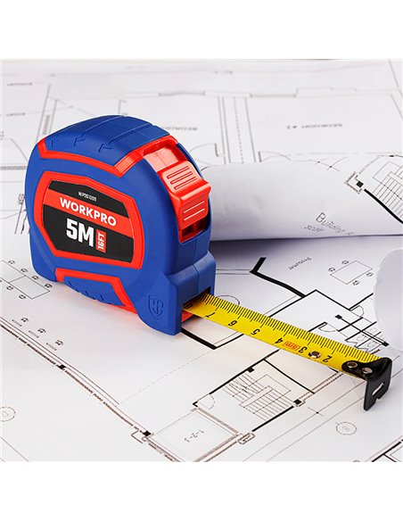 Flexómetro 5m x 19mm workpro