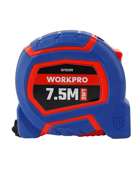 Flexómetro 7,5m x 25mm workpro