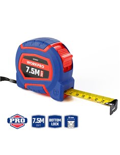 Flexómetro 7,5m x 25mm workpro 2