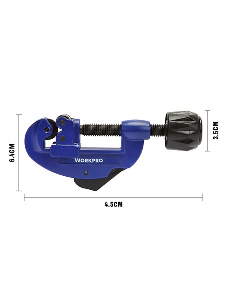 Cortatubos de 3-30mm (1/8"-1 1/8") workpro