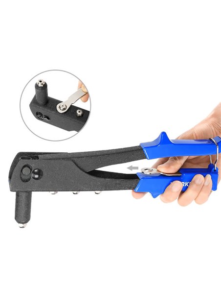 Remachadora de mano de 250mm workpro