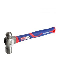 Martillo de bola de 450g con mango de fibra de vidrio workpro 2
