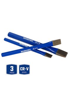 Juego de 3 cortafríos workpro 2
