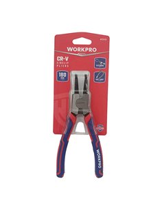 Alicate curvado arandelas retencion exterior 180mm workpro