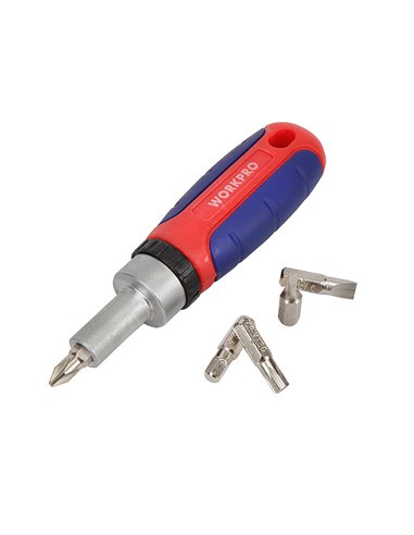 Destornillador de carraca 38 piezas workpro