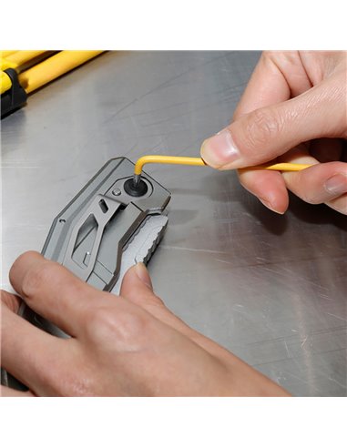 Juego de 9 llaves torx de seguridad de brazo largo workpro