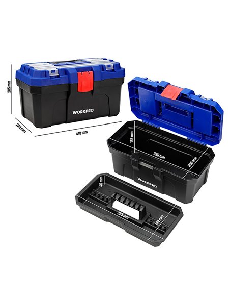 Caja de herramientas 41 x 23 x 20,5cm workpro