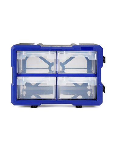 Organizador apilable de 4 cajones workpro