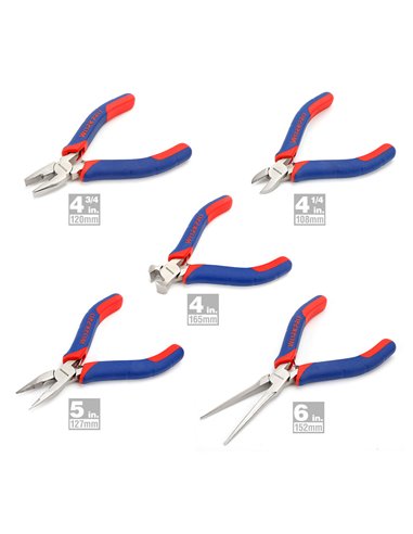 Juego de 5 alicates miniatura workpro