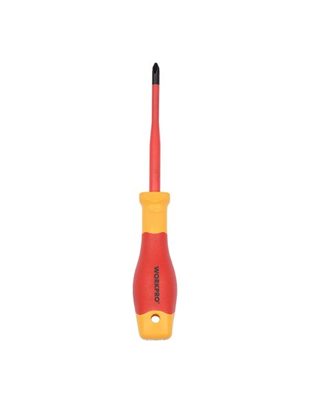 Destornillador phillips aislado vde ph2 x 125mm workpro