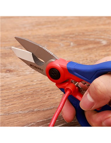Tijeras de electricista workpro