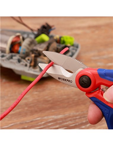 Tijeras de electricista workpro