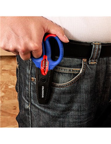 Tijeras de electricista workpro