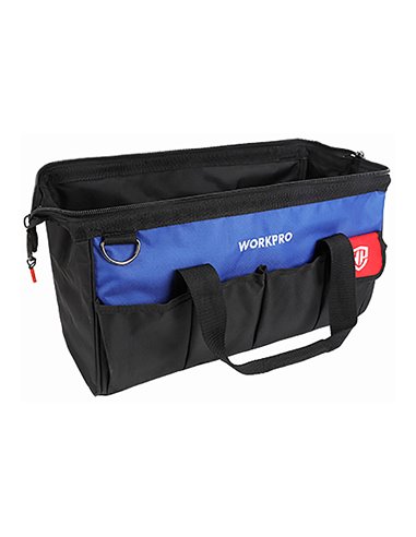 Bolsa de herramientas c/cremallera 35x19x22cm workpro