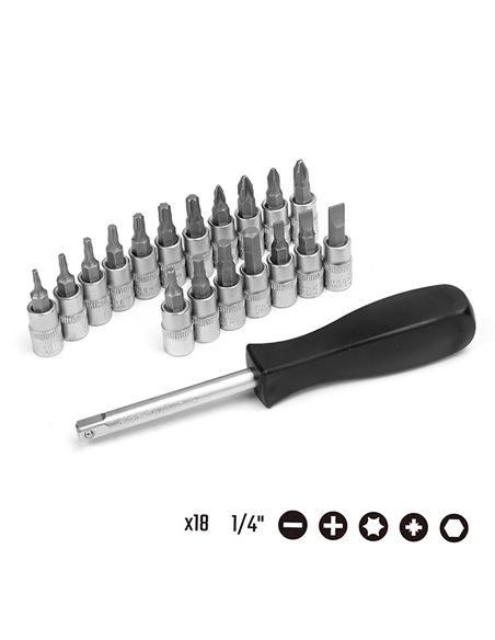 Juego de herramientas mecánicas de 108 piezas workpro