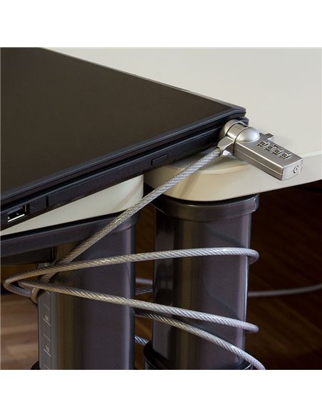 Cable antirrobo para portatil con combinacion 4 cifras logilink