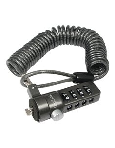 Cable antirrobo para portatil con combinacion 4 cifras negro logilink