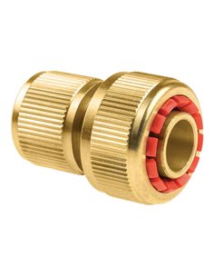 Conector rápido stop de laton brass para manguera de 19 mm cellfast