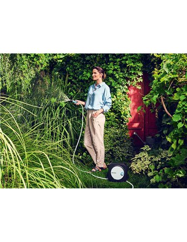 Enrollador de manguera equipado de 10 m ergo xs cellfast