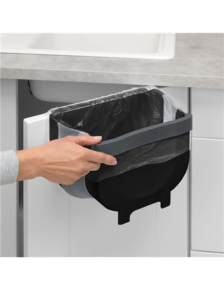 Cubo de basura para puerta de amario plegable fago, 5 l 55028100 wenko.