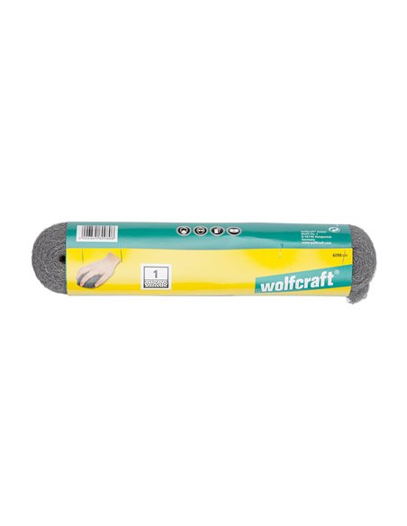 Lana de acero de grano 1, 200g 6098000 wolfcraft