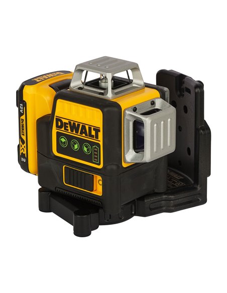 S.of. nivel láser autonivelante verde de 3 líneas 360° xr 12v con batería li-ion 2ah dce089d1g-qw dewalt
