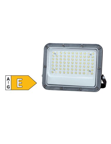 Proyector aluminio LED Belinta 50W 3000K IP65 Negro