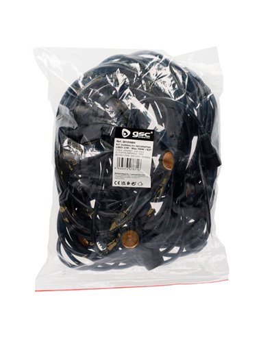 Kit guirnalda decorativa Liboi 22M 20 portalámparas IP65