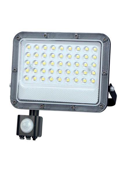 Proyector aluminio LED Belinta con sensor 50W 4000K IP65 Negro