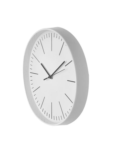 Reloj De Pared Hera Blanco 30d Movimiento Continuo