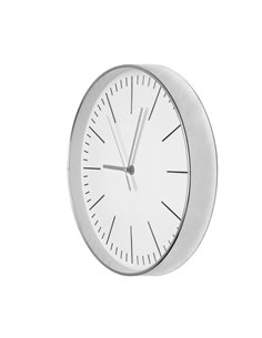 Reloj De Pared Hera Plata 30d Movimiento Continuo 2