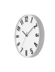 Reloj De Pared Hora Blanco 30d Movimiento Continuo 2