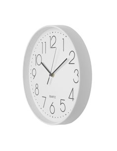 Reloj De Pared Tiempo Blanco 30d Mov.continuo 2