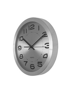 Reloj De Pared Cronus Aluminio-plata 30d  Movimiento Continuo 2