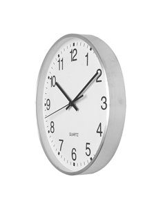 Reloj De Pared Team Aluminio-blanco 30d Movimiento Continuo 2