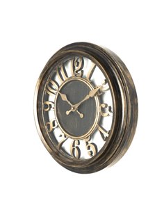 Reloj De Pared Limbo Cuero envejecido 33d Mov.continuo 2