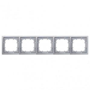 Quadro 5 elementos Siemens Delta Style METALLIC PLATINUM 5TG13251