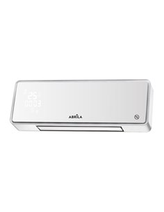 Split Ceramico Invierno 2000w Blanco Cristal 2potencias 3funciones Ptc De Seg.remoto Temporiz.18,7x53,8x12,3cm