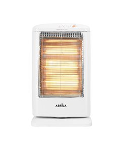 Estufa Elect.candente 1200w Blanco 3pot Oscilante 3elem.antivuelco,asa 55x33x23 Cm