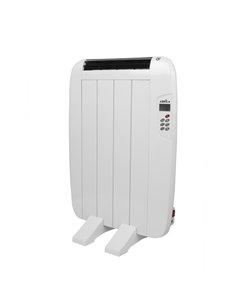 Emisor Termico Gaban 600w X en Aluminio Blanco Lcd Temporizador Mural/portatil 58,5x44x5,5 Cm