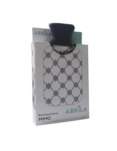 Bolsa Agua Caliente Mimo 1,7l Forro Bla/gris Copos  20x32x4 Cm Flexible Y Agradable Al Tacto 2