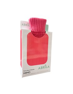Bolsa Agua Caliente Mimo 1,7l Forro Rosa Jersey 20x32x4cm Flexible Agradable Al Tacto 2