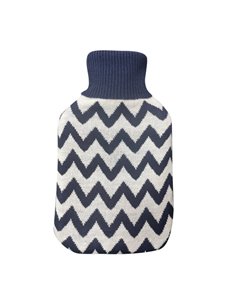 Bolsa Agua Caliente Mimo 1,7l Forro Azul Borlon 20x32x4 Cm Flexible Y Agradable Al Tacto
